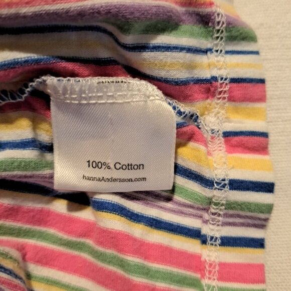 Hanna Andersson girls size 110 or 5 floral with stripes, have modesty shorts - Picture 5 of 5